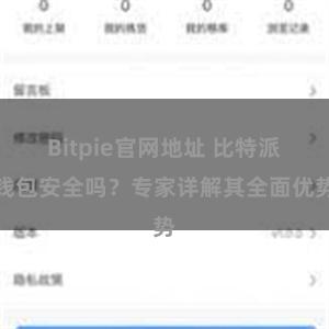 Bitpie官网地址 比特派钱包安全吗？专家详解其全面优势