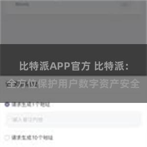 比特派APP官方 比特派：全方位保护用户数字资产安全