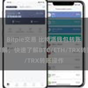 Bitpie交易 比特派钱包转账教程详解，快速了解BTC/ETH/TRX转账操作