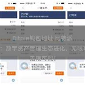 Bitpie钱包地址 比特派钱包：数字资产管理生态进化，无限可能！