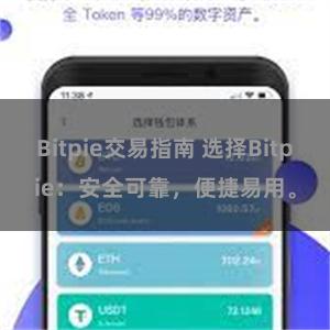 Bitpie交易指南 选择Bitpie：安全可靠，便捷易用。