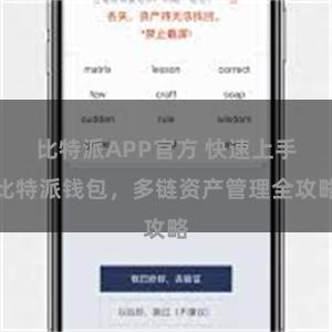 比特派APP官方 快速上手比特派钱包，多链资产管理全攻略