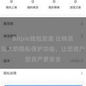 Bitpie钱包安装 比特派钱包：强大的隐私保护功能，让您资产更安全