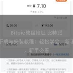 Bitpie教程地址 比特派钱包下载与安装教程：轻松学会，新手必看