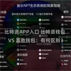 比特派APP入口 比特派钱包 VS 其他钱包：有何区别？