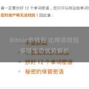 Bitpie热钱包 比特派钱包多链生态优势解析